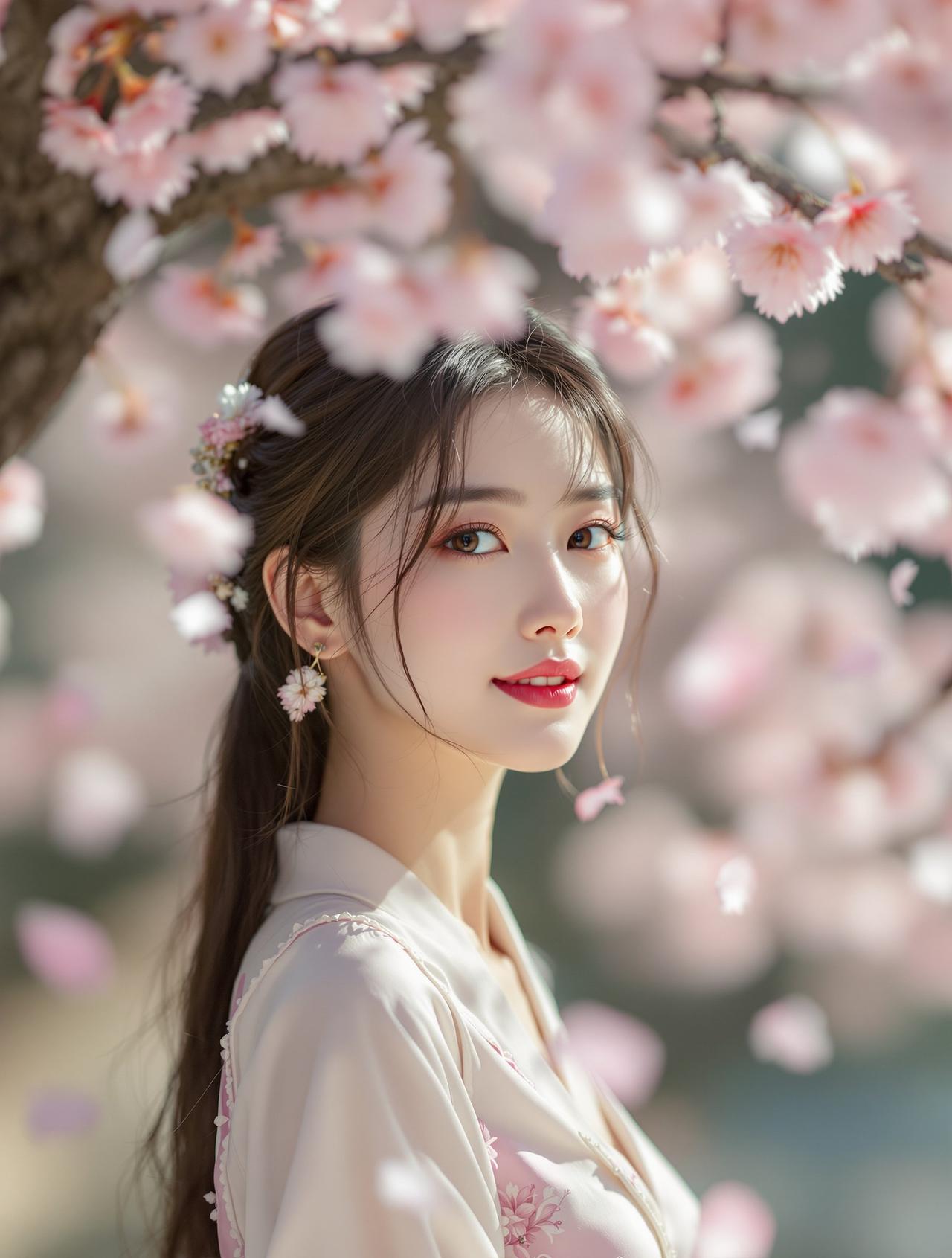 写真图相关推荐 - 樱花季限定 - 春日少女