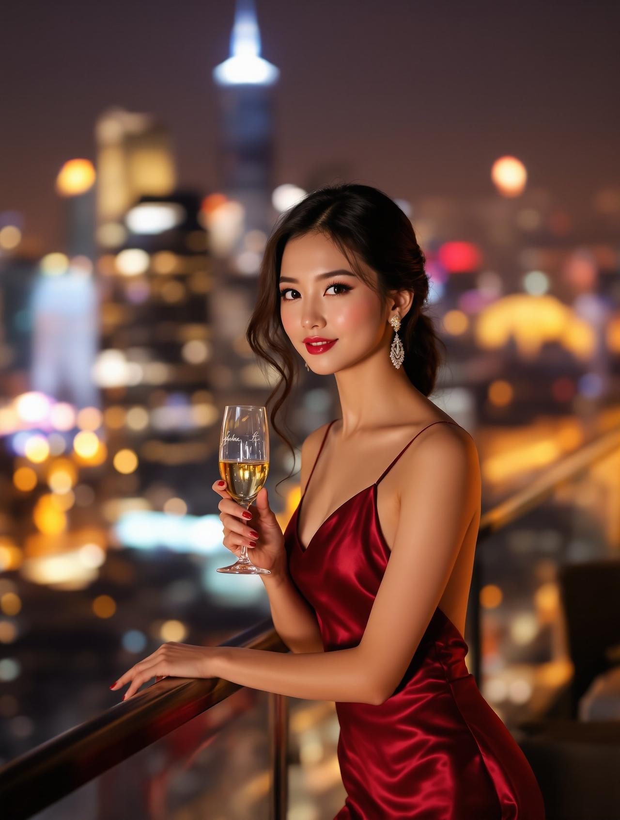 写真图相关推荐 - 红酒之夜 - 成熟诱惑